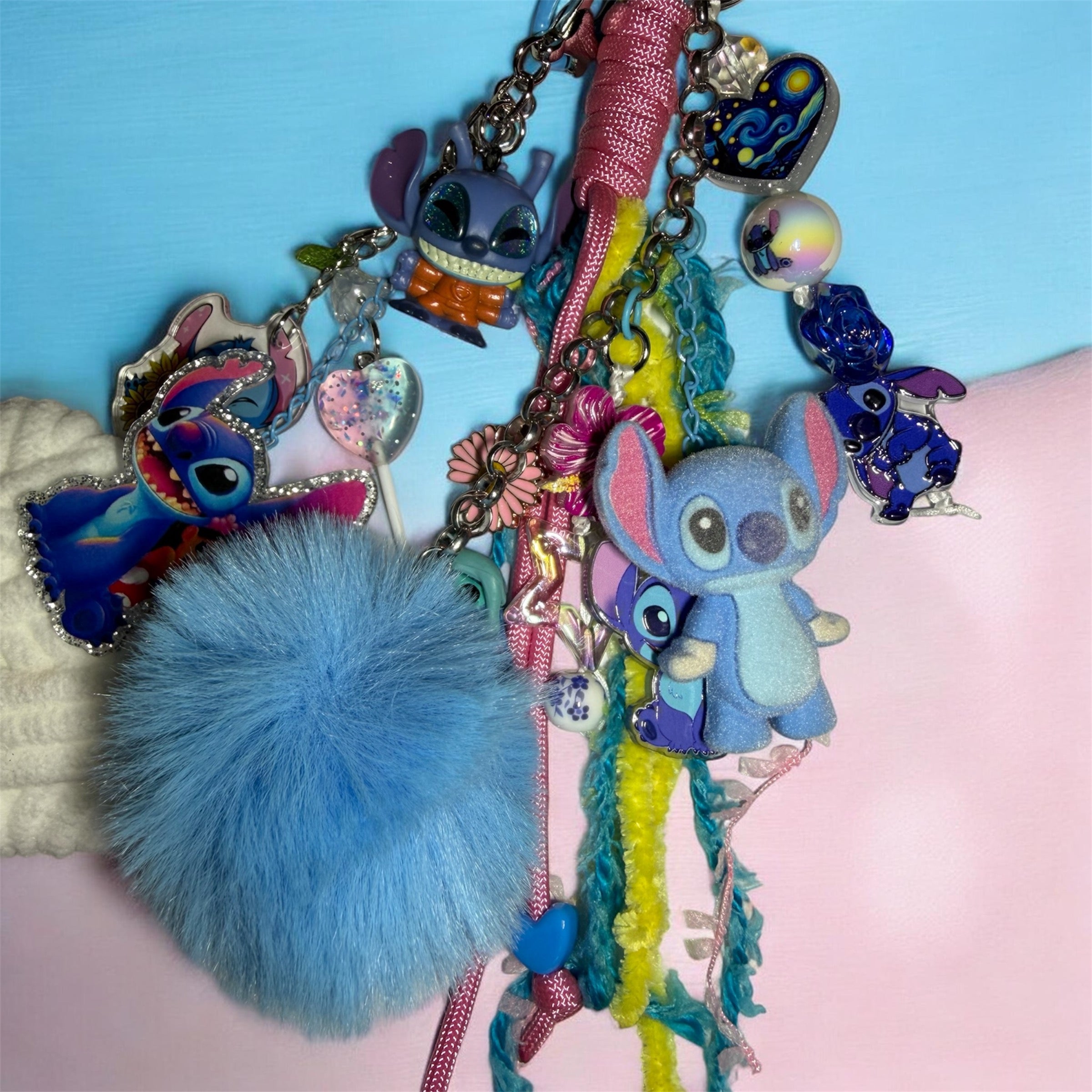 Stitch Junk Keychain