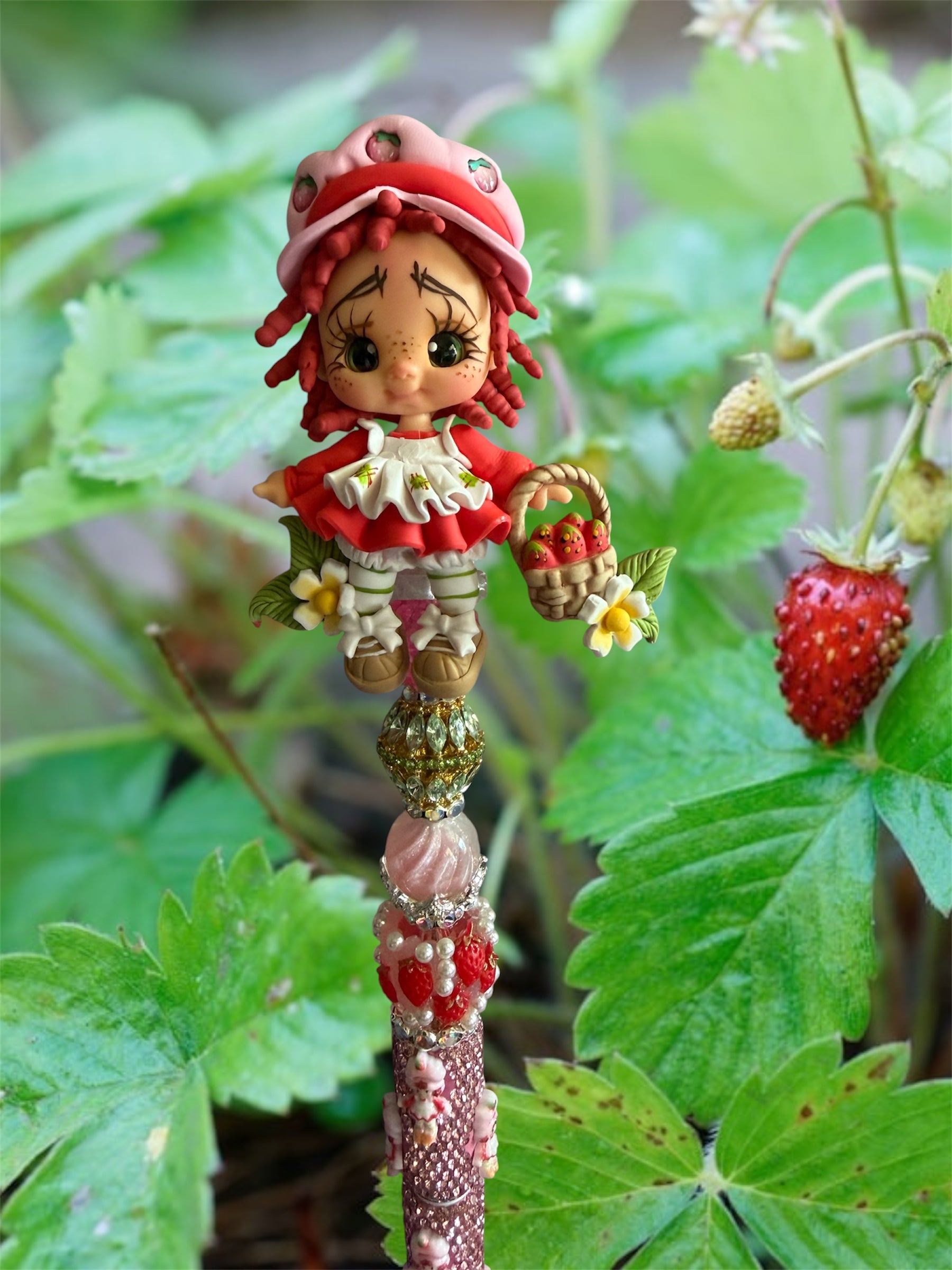Strawberry Shortcake Clay doll Pen