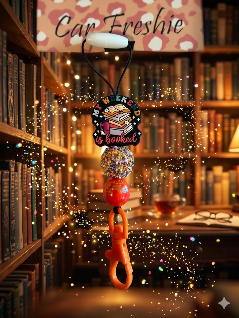 Book Worm Freshie Hanger